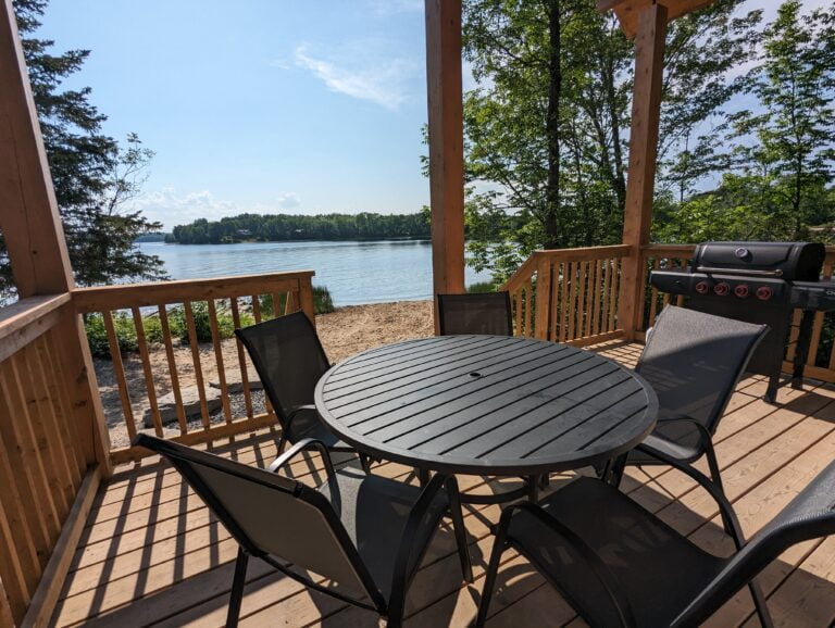 Home Commanda Lake Modern Log Cottages